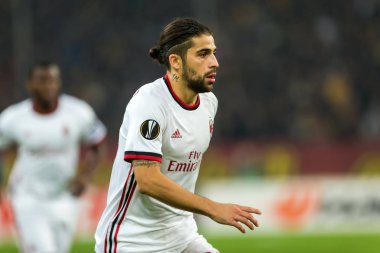 Aek Rennes rakip Ac Milan arasında UEFA Avrupa Ligi oyunu 