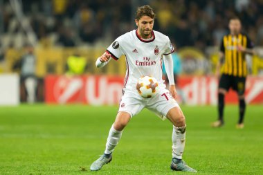 Aek Rennes rakip Ac Milan arasında UEFA Avrupa Ligi oyunu 