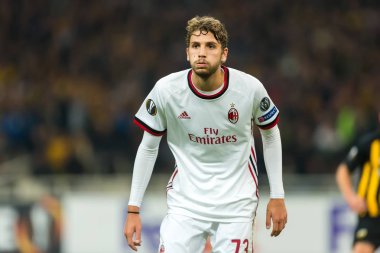 Aek Rennes rakip Ac Milan arasında UEFA Avrupa Ligi oyunu 