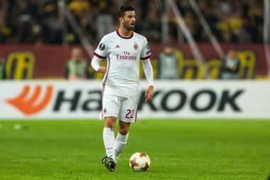 Aek Rennes rakip Ac Milan arasında UEFA Avrupa Ligi oyunu 