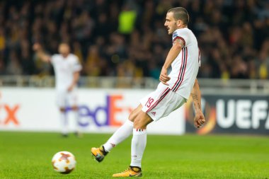 Aek Rennes rakip Ac Milan arasında UEFA Avrupa Ligi oyunu 