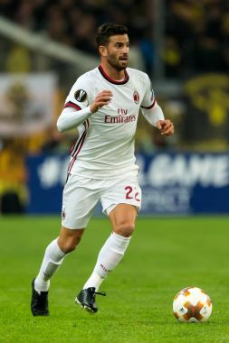 Aek Rennes rakip Ac Milan arasında UEFA Avrupa Ligi oyunu 