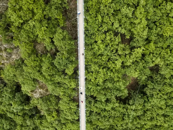 Geierlay hängbro, Moersdorf, Tyskland — Stockfoto