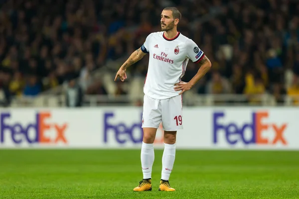 UEFA Europa League partido entre AEK FC vs AC Milan — Foto de Stock