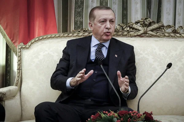 Türkiye Cumhurbaşkanı Recep Tayyip Erdoğan — Stok fotoğraf