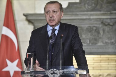 Turkey's President Recep Tayyip Erdogan clipart