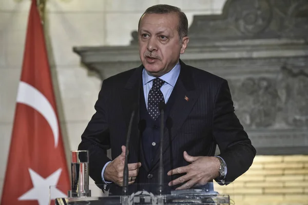 Президент Туреччини Реджеп Таїп Ердоган — стокове фото