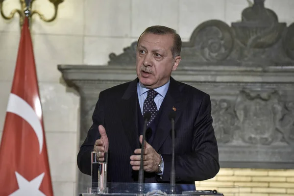 Türkiye Cumhurbaşkanı Recep Tayyip Erdoğan — Stok fotoğraf