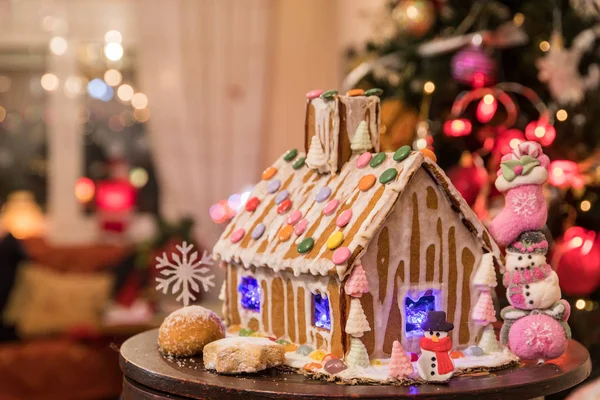 Weihnachten Lebkuchenhaus. — Stockfoto