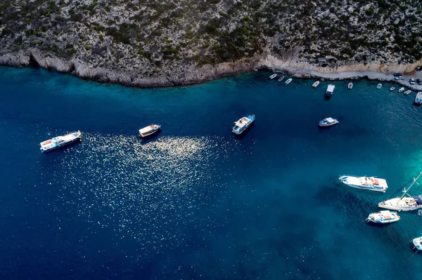 Pláž Porto Vromi v ostrově Zakynthos (Zante), v Řecku — Stock fotografie