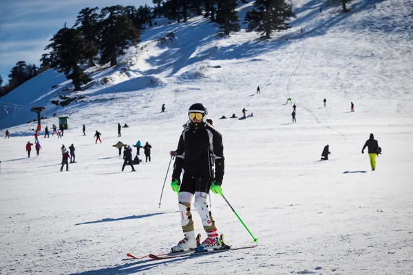 Ski Resort Vasilitsa in the mountain range of Pindos, in Greece. — Stock Photo, Image