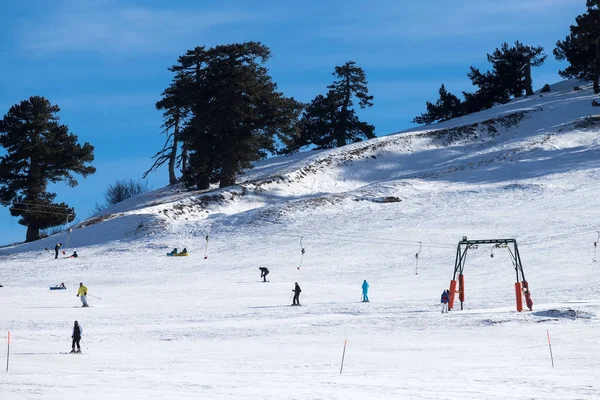 Ski Resort Vasilitsa i bergskedjan Pindos, i Grekland. — Stockfoto