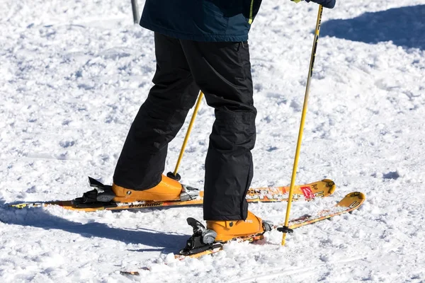 Ski Resort Vasilitsa na cordilheira de Pindos, na Grécia . — Fotografia de Stock