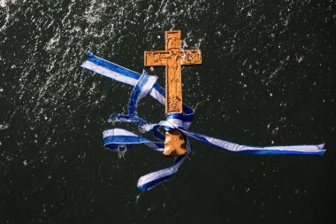 su Ortodoks Epiphany gün içinde bağlantı noktası işaretleme töreni