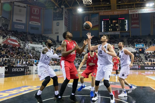 Greek Basket League game Paok vs Olympiacos — Stock Photo, Image