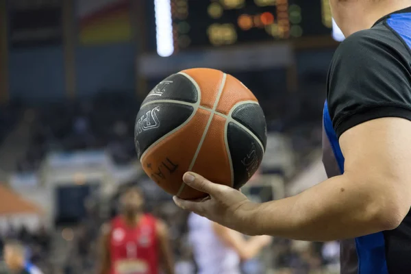 Grecki Basket Liga gra vs Paok Olympiacos — Zdjęcie stockowe