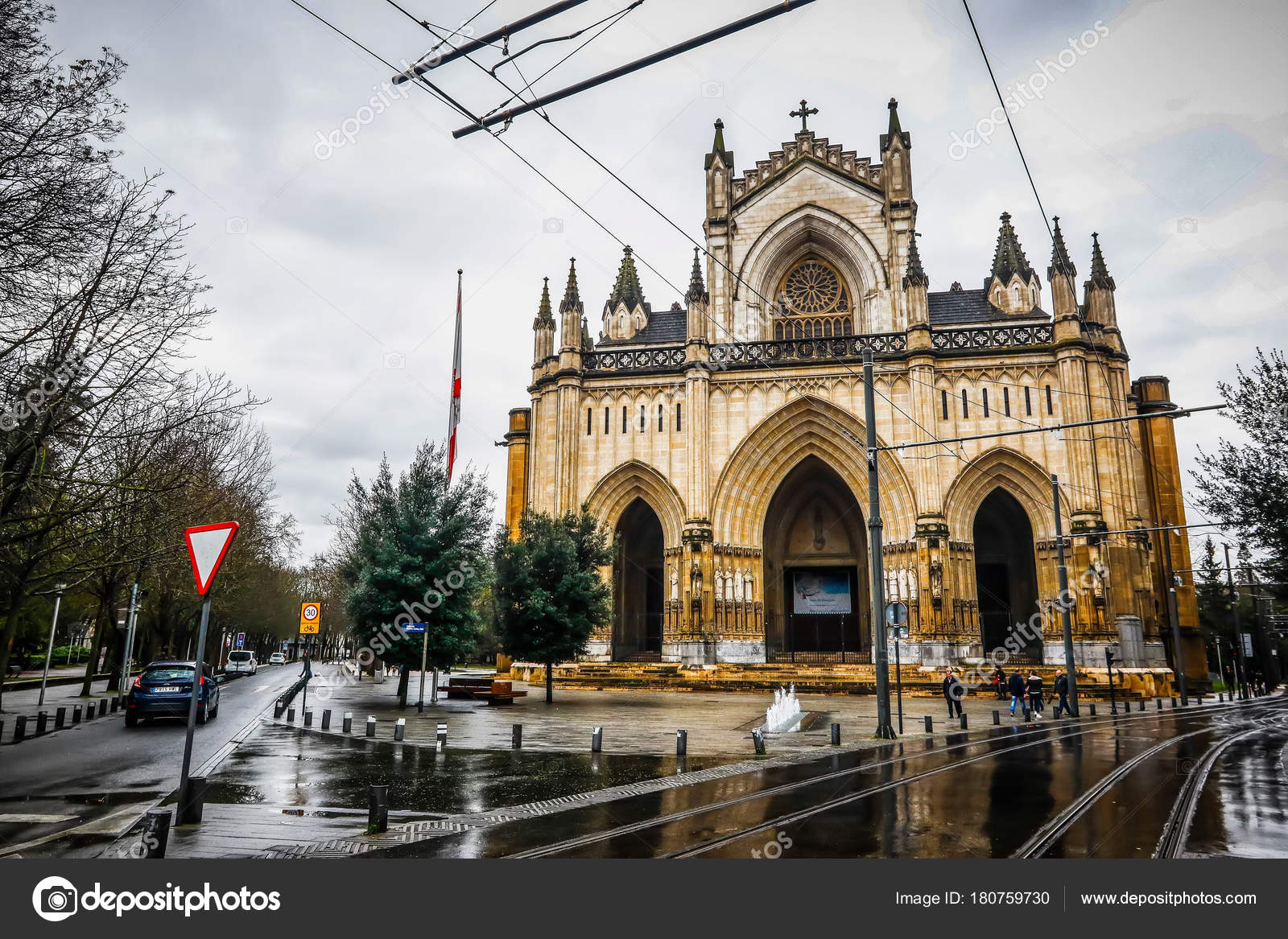 Vitoria Spain January 2018 Maria Inmaculada Cathedral ...