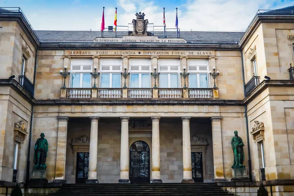 Vitoria Spanien Januar 2018 Stadtansicht Der Zentralen Straße Von Vitoria — Stockfoto