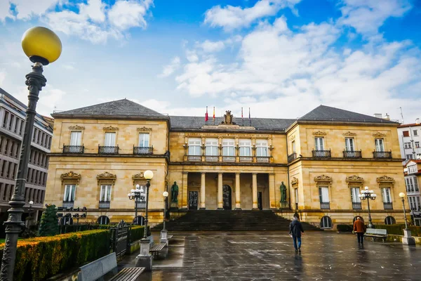 Vitoria Spanien Januar 2018 Stadtansicht Der Zentralen Straße Von Vitoria — Stockfoto