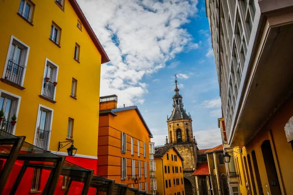 Vitoria Spagna Gennaio 2018 Vista Sulla Città Nella Centrale Vitoria — Foto Stock