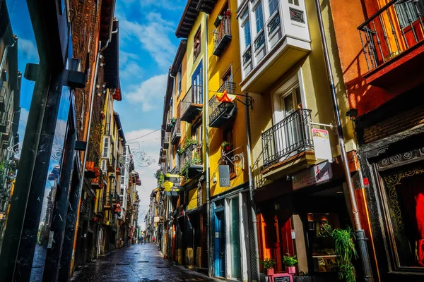 Vitoria España Enero 2018 Vista Ciudad Calle Central Vitoria Vitoria — Foto de Stock