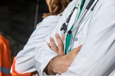 Doktor Ahepa Hastanesi'nde bir deprem egzersiz sırasında