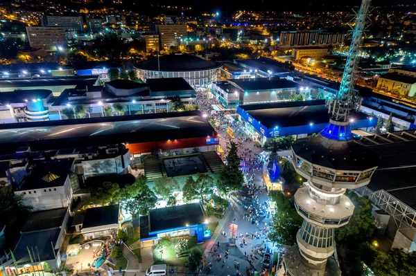 Salónica Grécia Setembro 2017 Vista Aérea Torre Ote Exposição Internacional — Fotografia de Stock