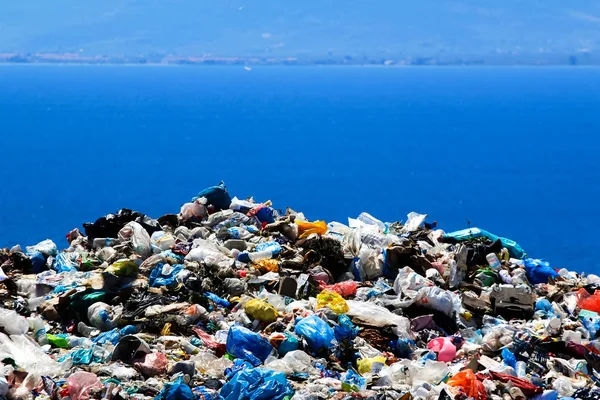 Basura Dentro Una Planta Procesamiento —  Fotos de Stock