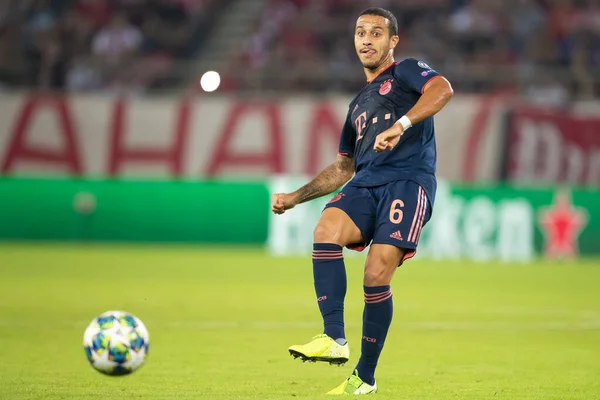 Liga mistrů Uefa mezi Olympiacos vs Bayern — Stock fotografie