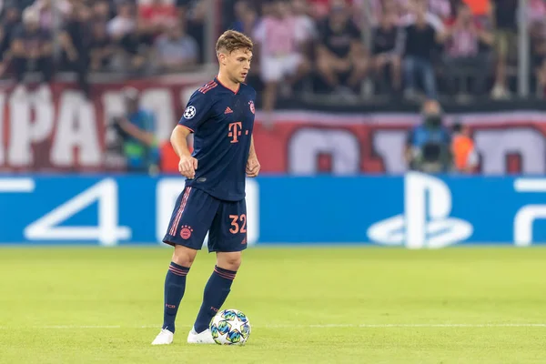 Uefa Champions League wedstrijd tussen Olympiacos vs Bayern — Stockfoto