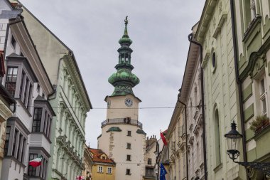 Bratislava 'daki Ortaçağ Aziz Michael Kapı Kulesi