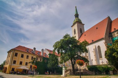 Antik eski kasaba Bratislava, Slovakya görünümü oluşturma