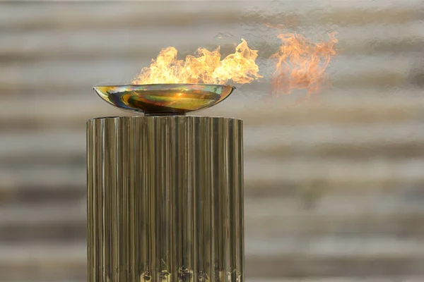 Athen Griechenland März 2020 Übergabe Der Olympischen Flamme Für Die — Stockfoto