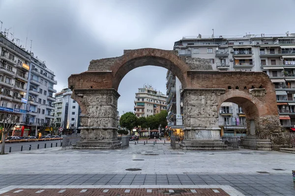 Thessaloniki Greece March 2020 View Empty Streets Parks Squares Attractions — Stock Photo, Image