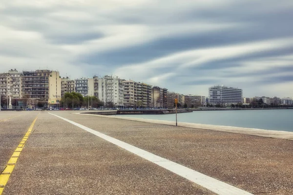 Салоники Греция Апреля 2020 Года Вид Пустых Улиц Парков Площадей — стоковое фото