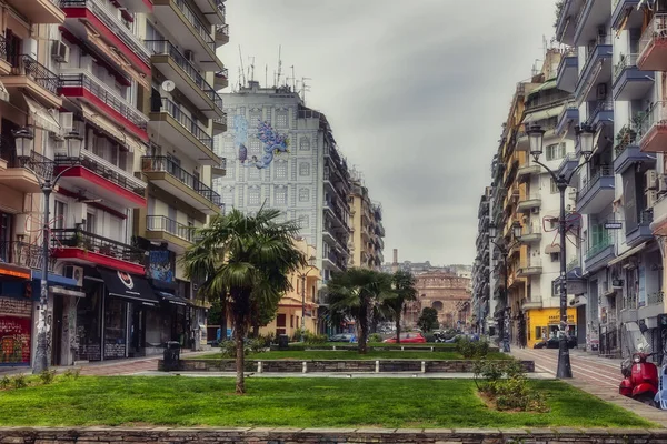 Salonicco Grecia Aprile 2020 Una Veduta Strade Parchi Piazze Attrazioni — Foto Stock