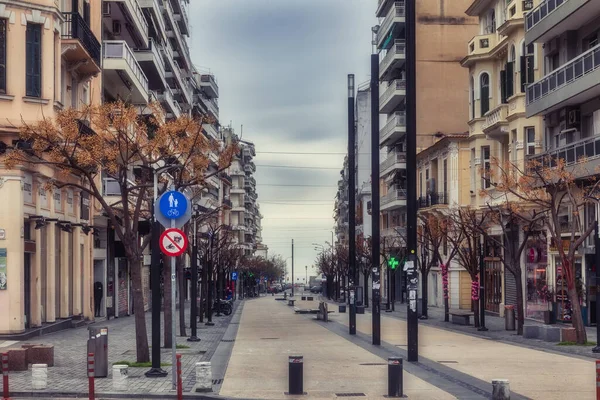 Salonicco Grecia Aprile 2020 Una Veduta Strade Parchi Piazze Attrazioni — Foto Stock