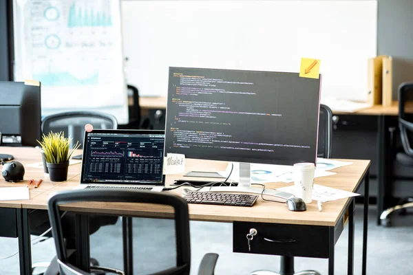 Programmers working place — Stock Photo, Image