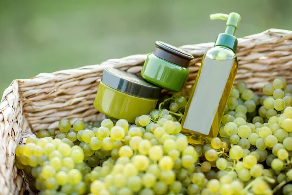Cosmetics with wine grapes