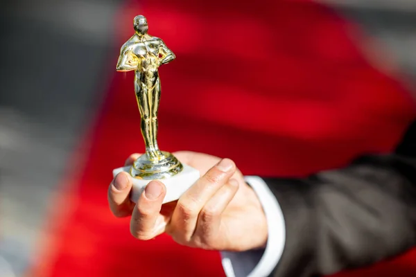 Famous film award statue — Stock Photo, Image