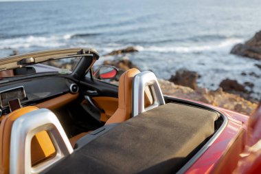 Cabriolet on the seaside