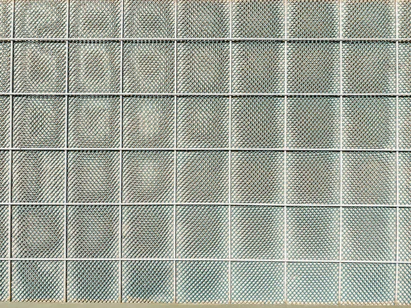 Textura da parede de blocos de vidro — Fotografia de Stock