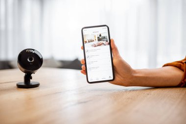 Home IP video surveillance concept