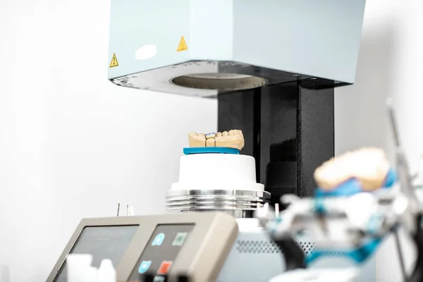 Dental oven at the laboratory — Stok fotoğraf