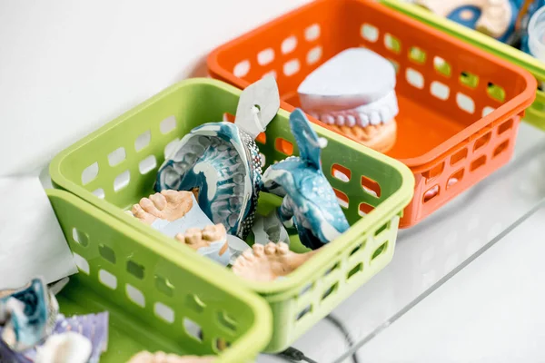 Dental models at the laboratory — Stockfoto