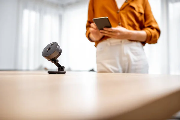 Home IP video surveillance concept — ストック写真