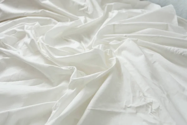 Bedding sheet after night sleep