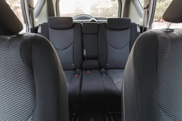 Car Interior Part Back Front Seats Close — Stock Photo, Image
