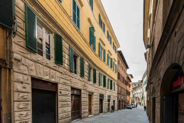 Siena Italy March 2018 Horizontal Picture Old Architecture Buildings Old — стоковое фото