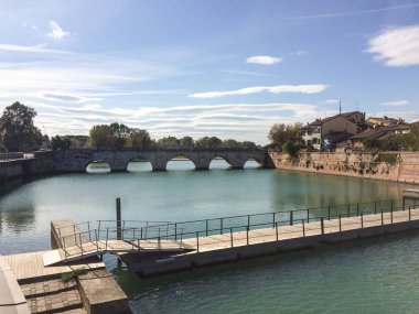Venedik 'in tipik boş ve dar sokaklarının görüntüsü